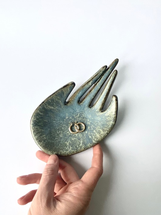 Podstawki pod kadzidełka Ceramiczna Podstawka  na Biżuterię Palo Santo Syrena