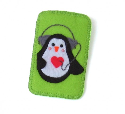 Etui na telefon Pingwinek Tulis