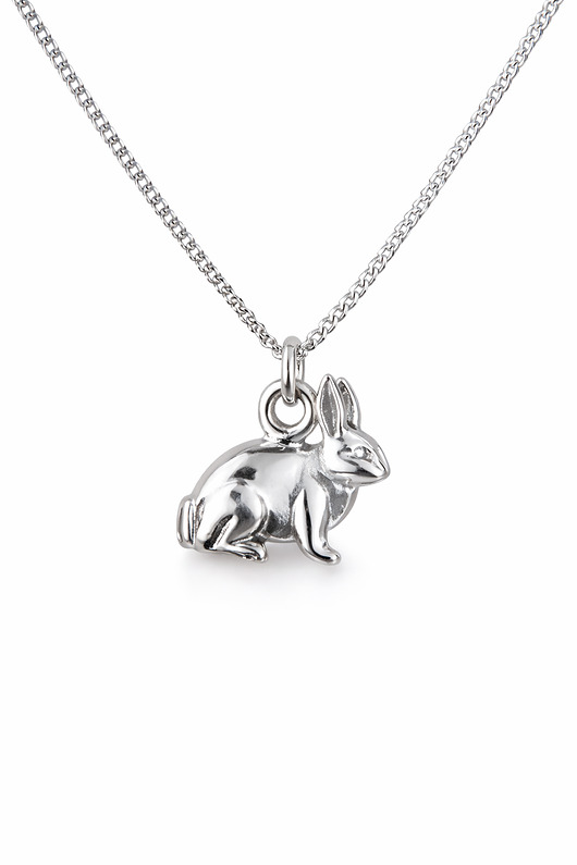 srebrne naszyjniki KRÓLICZEK - naszyjnik srebro