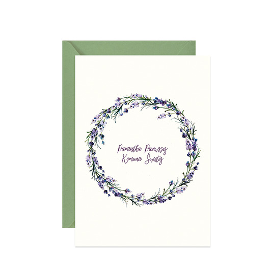 kartki okolicznościowe - wydruki Kartka na komunię - Pierwsza Komunia Święta