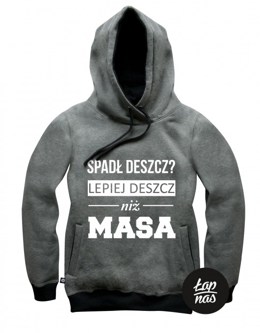Bluza Męska Masa (Grafit) ŁAP NAS