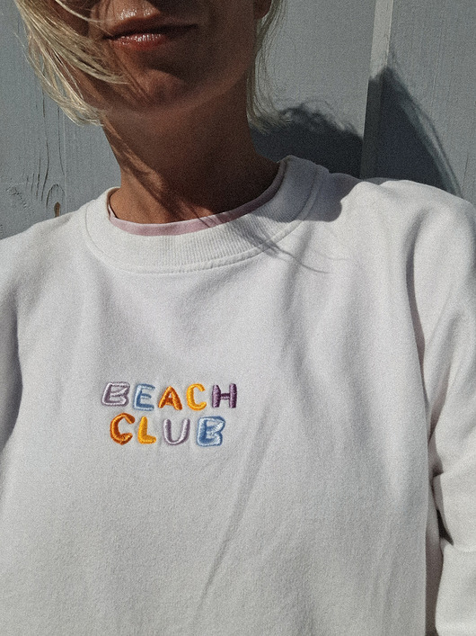 bluza bez kaptura damska Bluza Beach Club