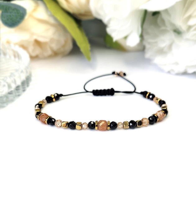 bransoletki z kamieni naturalnych Optymizm i regeneracja- z kamieniem słonecznym