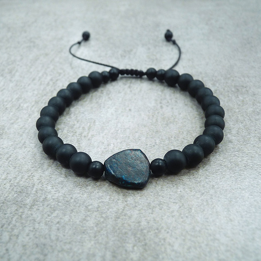 bransoletki na sznurku Ciemny turkus bransoletka