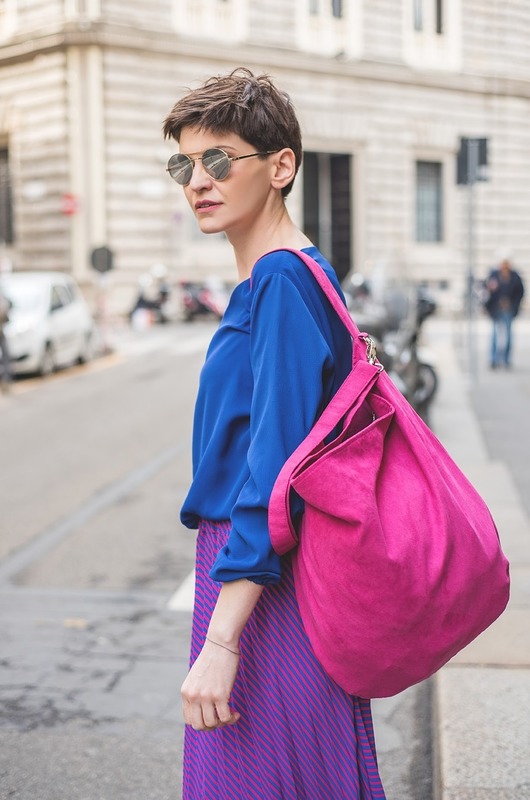 Duża torba worek z zamszu ekologicznego Karolina Audycka
