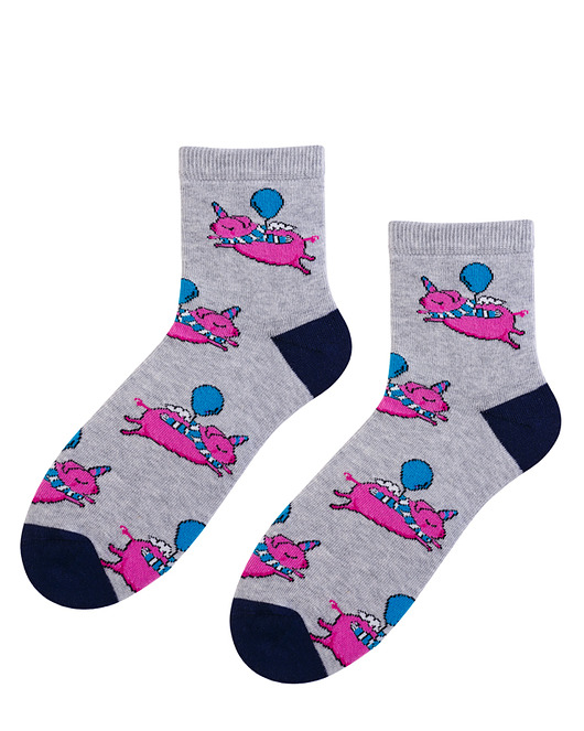 Skarpetki damskie Świnki Popsox