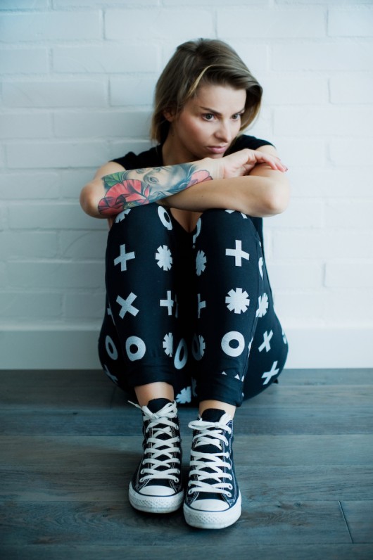 O/X leggins - Mom Kółko Krzyżyk