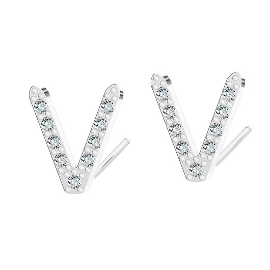 Srebrne kolczyki (V)enamoured VENA Jewellery