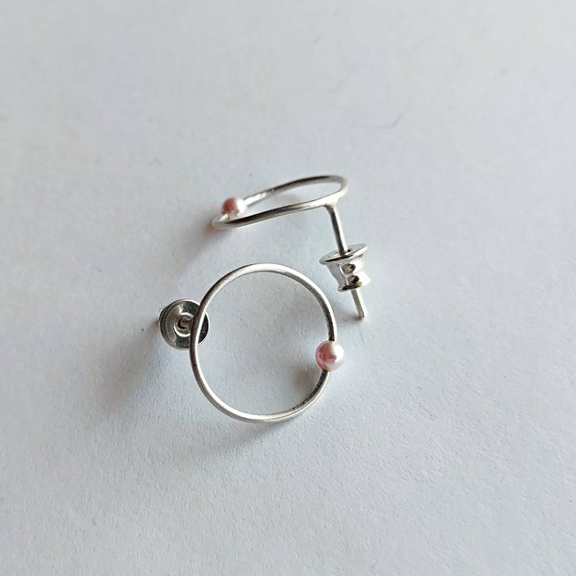 kolczyki srebrne Kolczyki srebrne OKRĄG