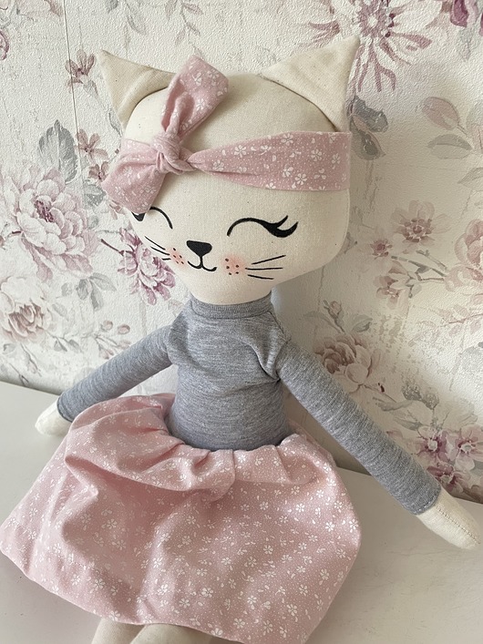 misie i maskotki Maskotka Kotek Klara 60 cm