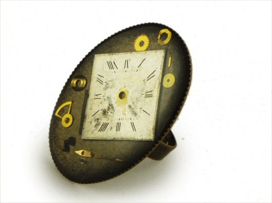 Pierścionek w stylu steampunk Scradeus