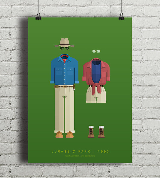 Plakat Jurassic Park  minimalmill