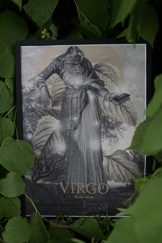 Plakat Virgo zlepki sklejki