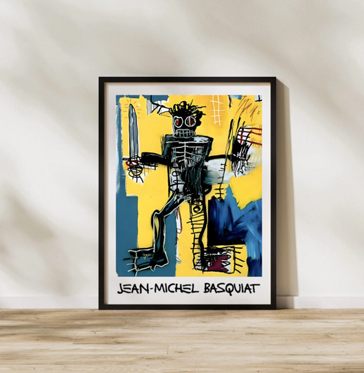 plakaty PLAKAT Basquiat street art graffiti poster sztuka uliczna 80