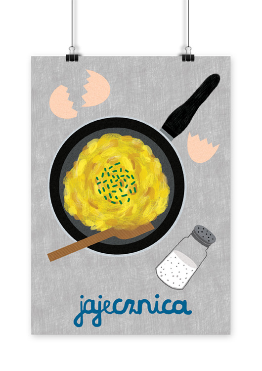 plakaty Plakat Jajecznica