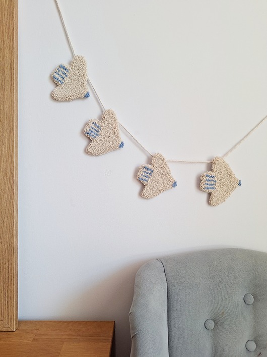 karuzele i girlandy do łóżeczka Girlanda z ptaszkami- dekoracja do pokoju dziecka w stylu skandynawskim