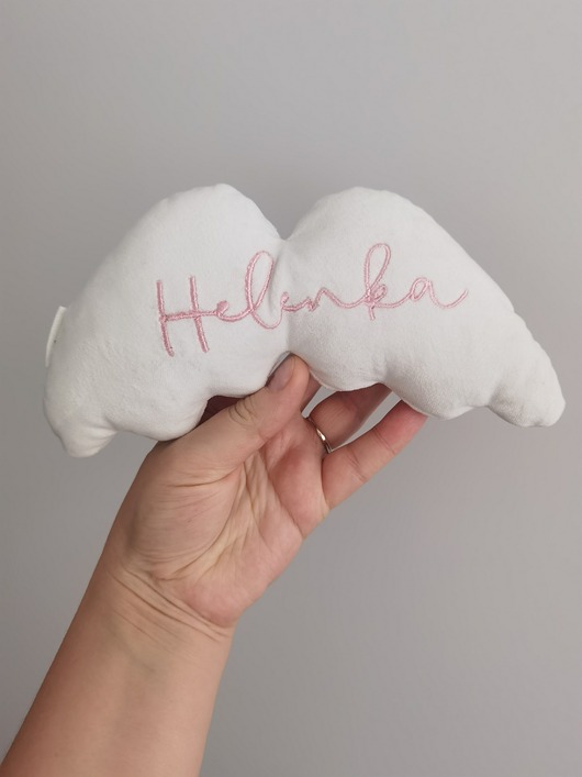 karuzele i girlandy do łóżeczka Ozdoba pokoju- przytulanka personalizowana - skrzydełka (kolory, tkaniny)