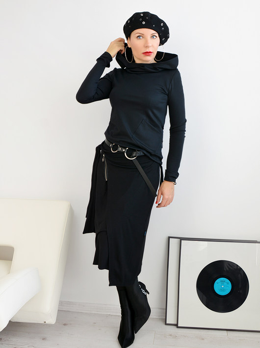 SPÓDNICA WIĄZANA by momo momo fashion