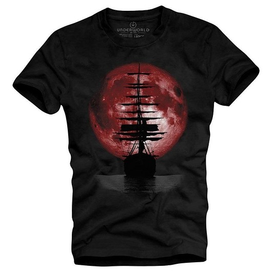 t-shirty męskie T-shirt męski UNDERWORLD Ship czerwony