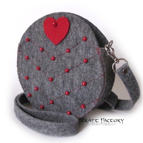 Candy Love Chequered - mała torebka na ramię Craft Factory