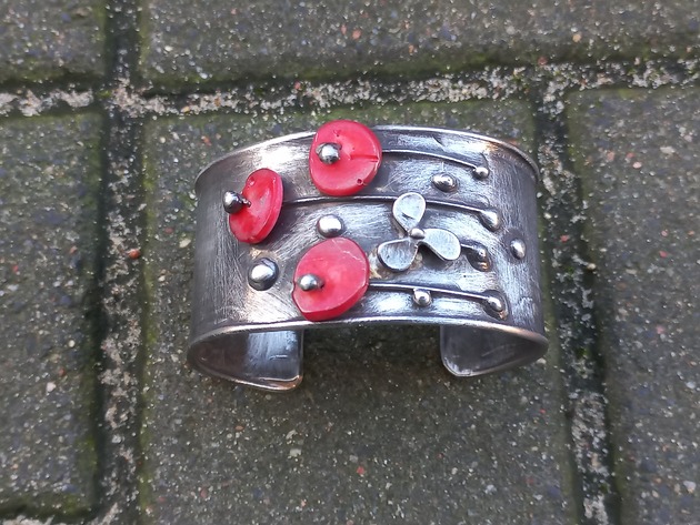 bransoletki wire wrapping Maki - bransoletka regulowana