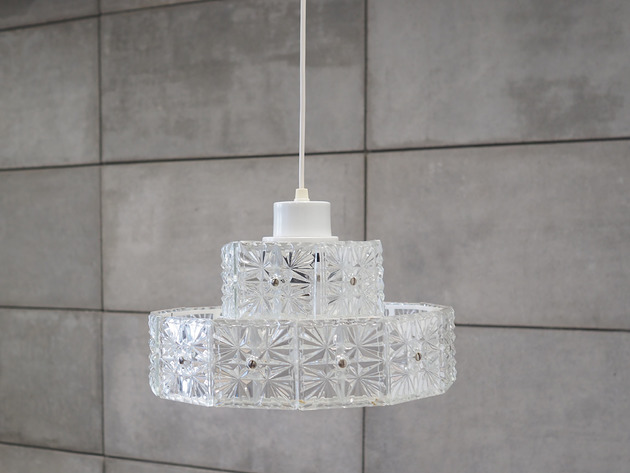 lampy wiszące Lampa wisząca, duński design, lata 70, produkcja: Dania