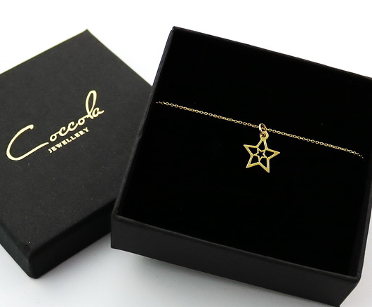 Złota bransoletka celebrytka gwiazdka Coccola JEWELLERY
