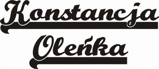 Naklejka na ścianę- Konstancja i Oleńka Tulis