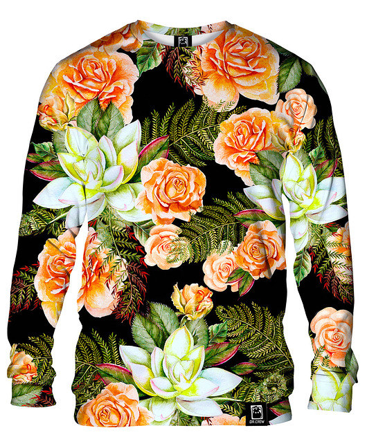 bluzy męskie Bluza Bez Kaptura Męska DR.CROW Lilies