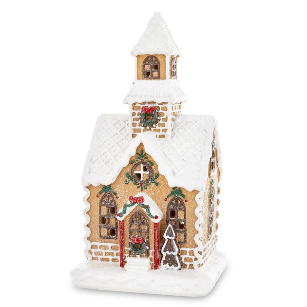dekoracje świąteczne Dekoracja domek z piernika LED 22x11,5 cm TORRETTA