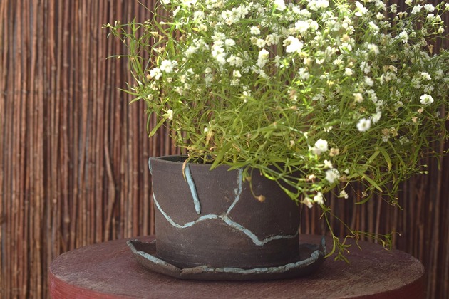 doniczki KINTSUGI_doniczka ceramiczna