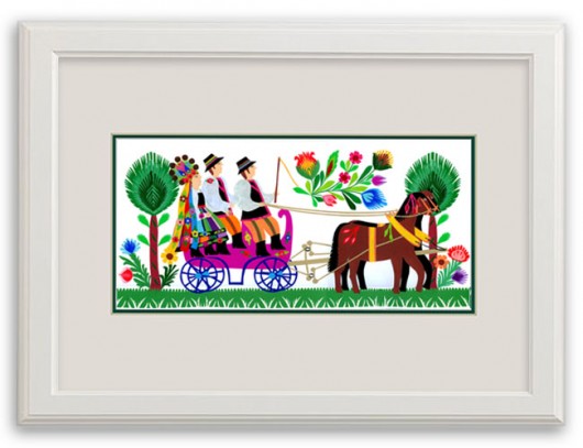FOLK wedding inspiration (kodra w białej ramie) na ludowo