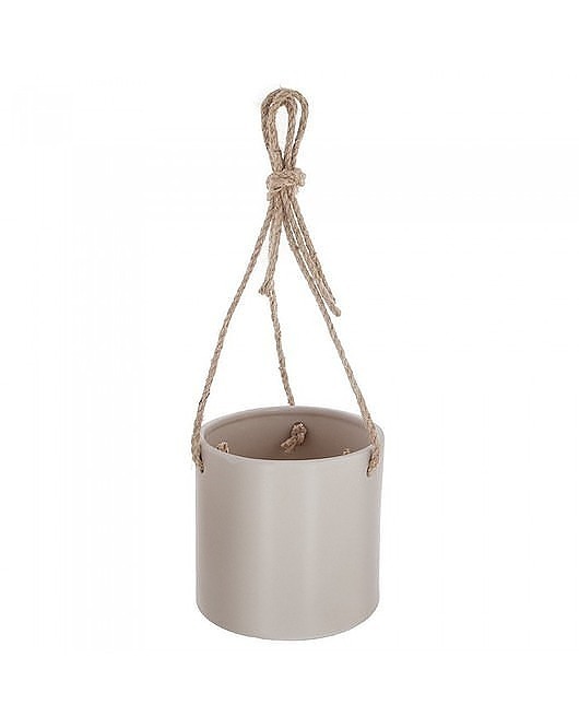 Osłonka Ceramiczna Wisząca na Sznurze beżowa MIA home