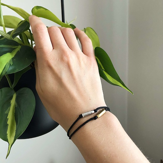 bransoletki na sznurku Eyes On Target - mini bullet bracelet (brass 2)