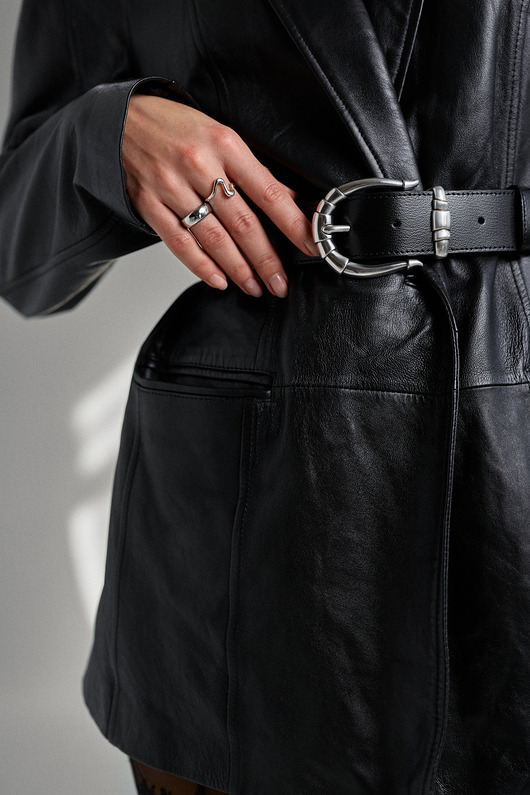 paski damskie Pasek Skórzany Powerfull