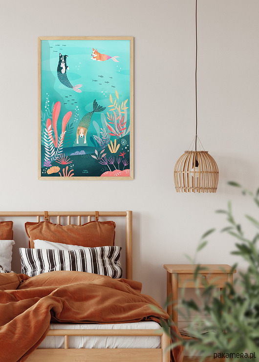 plakaty Plakat Psie syrenki dla dzieci Plakat Psie syrenki dla dzieci - 50