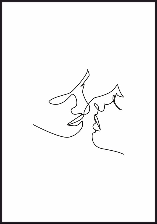 plakaty Plakat "Kiss