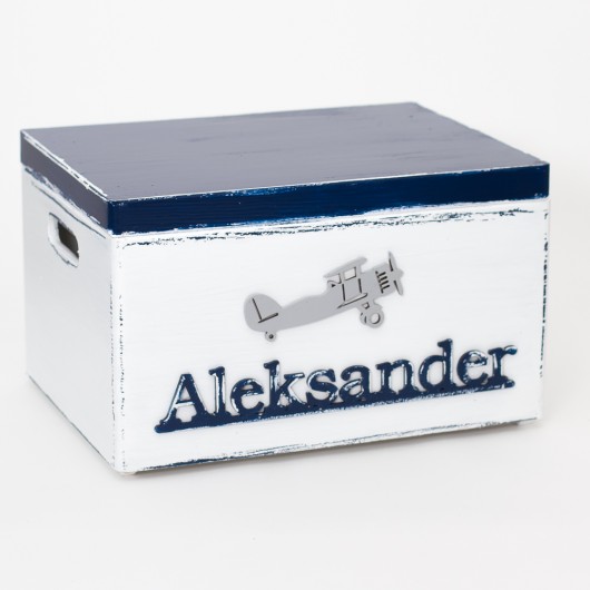 pokój dziecka - różne Pudełko w granatach