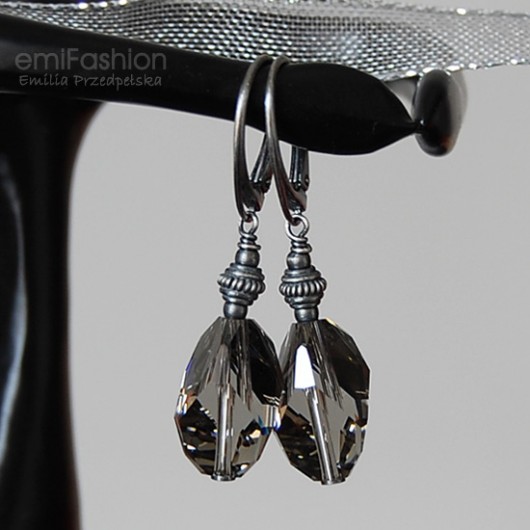 Cubist Black Diamond w srebrze MAREMI Jewelry