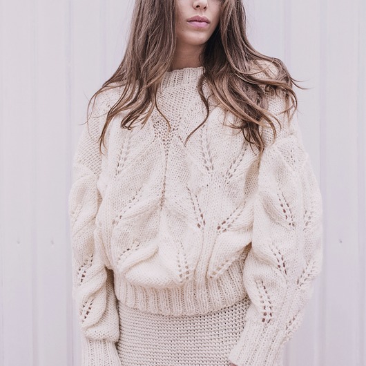 swetry damskie  Sweter Leaf