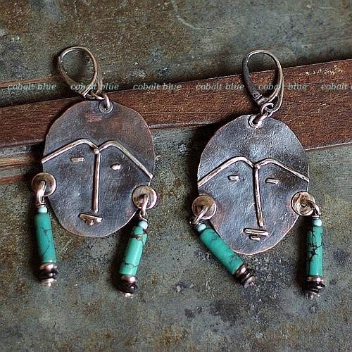MASKA & KOLCZYKI     TURKUS cobalt