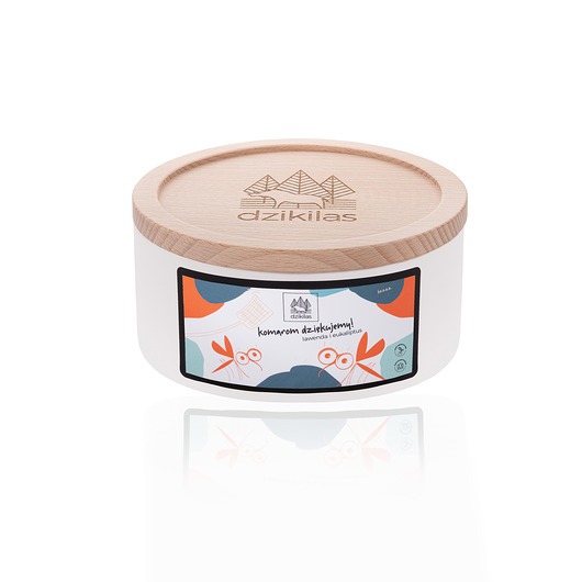 świece zapachowe Komarom dziękujemy! - kominkowa świeca rzepakowa