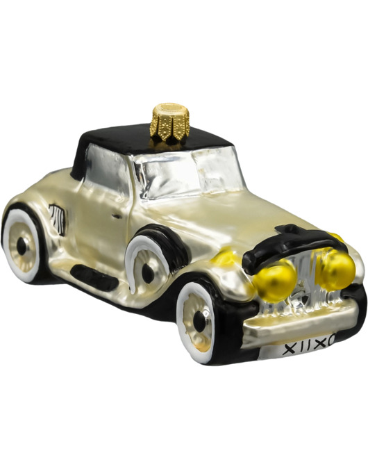 ozdoby choinkowe Bombka choinkowa: Retro samochód: beżowy