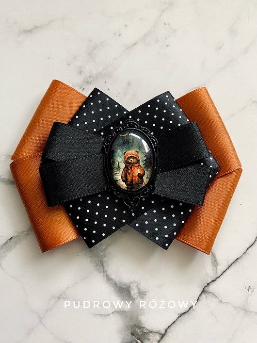 broszki Brosza z zimowym misiem NEW