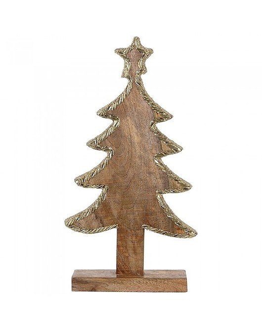 Choinka Dekoracyjna Drewniana 44 cm MIA home