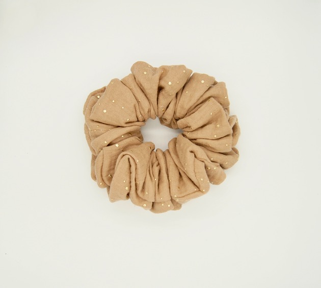 gumki do włosów Scrunchie muślinowa gumka do włosów