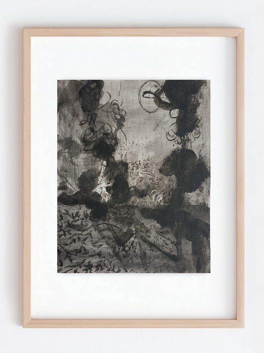 grafiki i ilustracje Abstrakcja nr 06 kolekcja Ogród Eden, oryginał