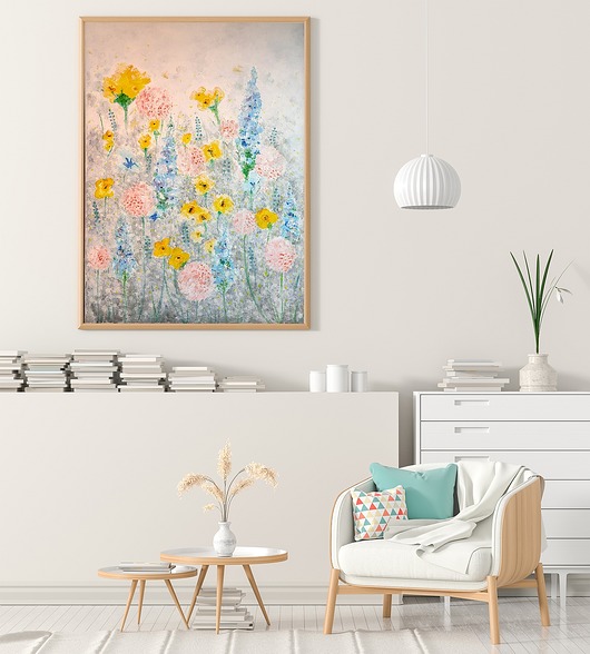 grafiki i ilustracje Słoneczna łąka