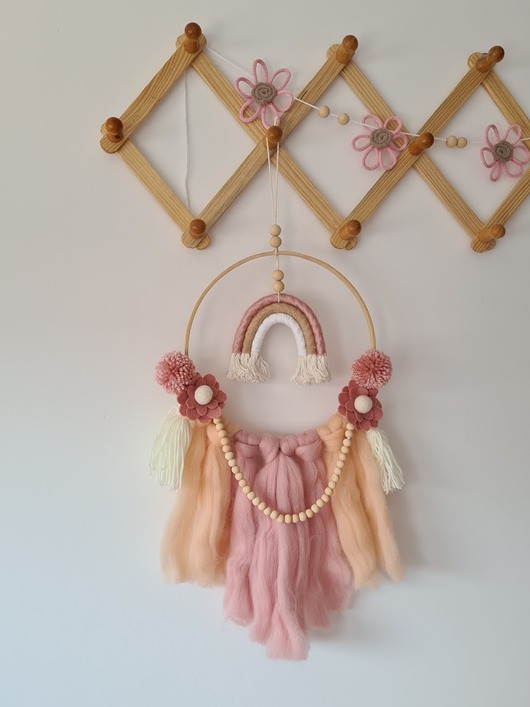 łapacze snów Łapacz snów dla dziewczynki "Pastel Pink"