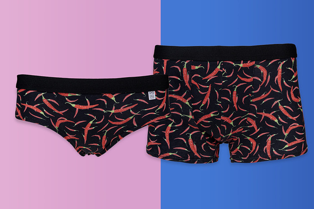 majtki damskie Bielizna dla pary majtki bokserki CHILLI